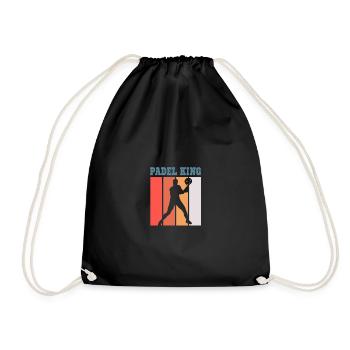 Padel Padel Player Padeltennis Paddle Padel Trainer - Drawstring Bag - black - Front