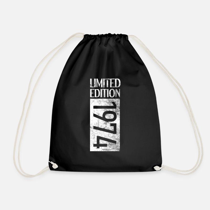 Limited Edition 1974 50. Geburtstag Geschenk - Turnbeutel - Schwarz