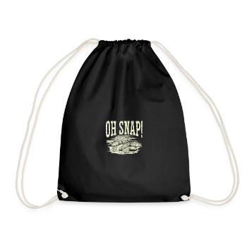 Chasseur d’alligator, Citation de crocodile Oh Snap, Gator - Sac de sport léger - noir - Devant