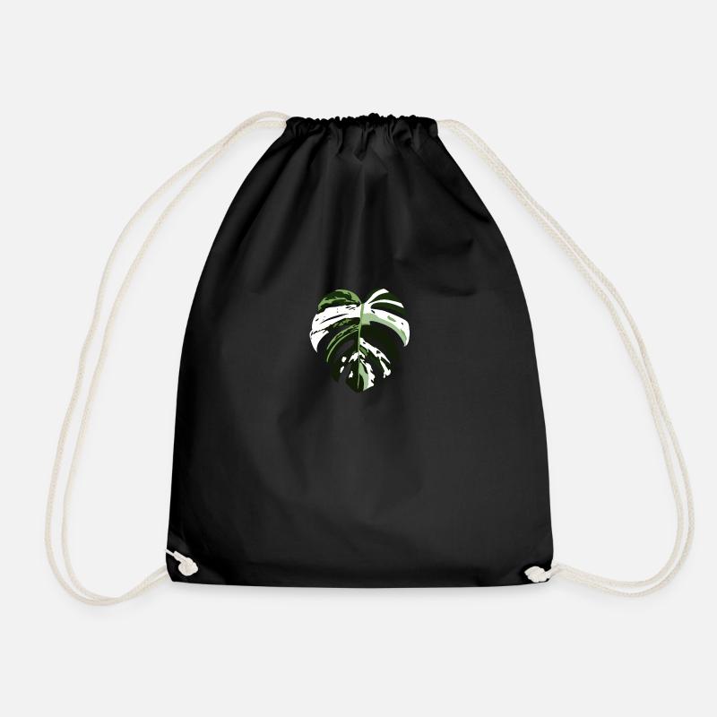 Monstera Variegata - Turnbeutel - Schwarz