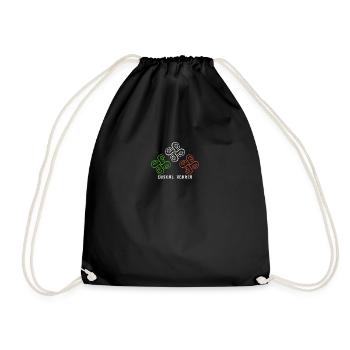 basque country - Drawstring Bag - black - Front