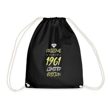 1961 Limited Edition - Drawstring Bag - black - Front