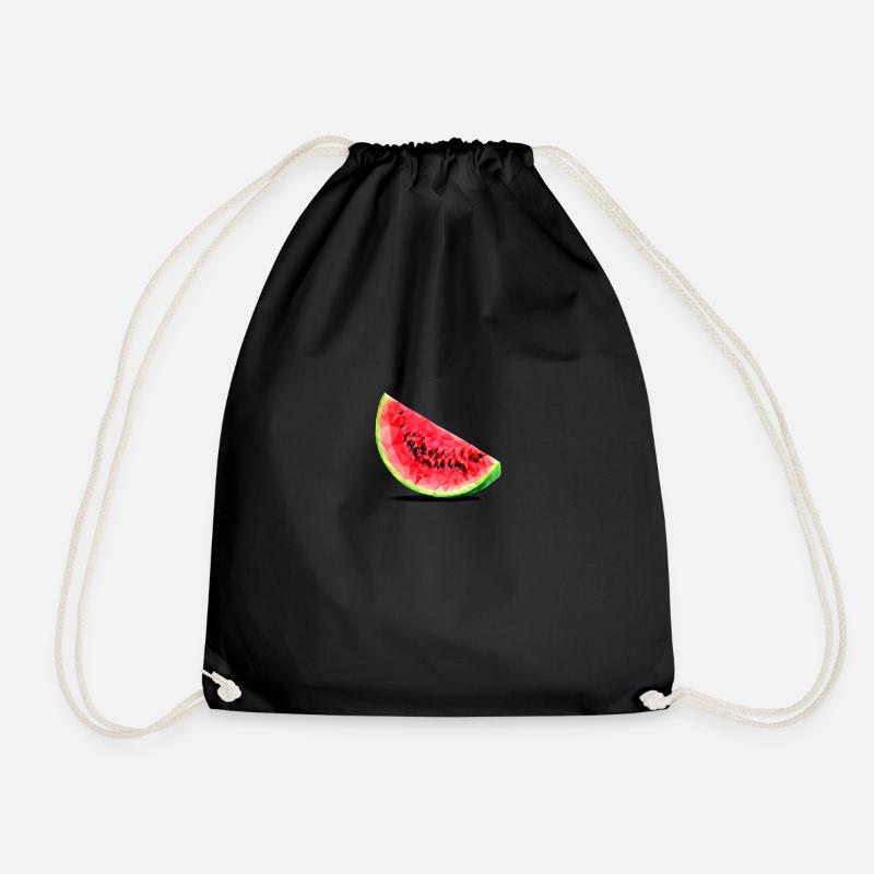 Wassermelone - Turnbeutel - Schwarz