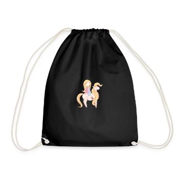 Pony fille - Sac de sport léger - noir - Devant