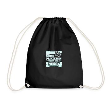 Nelly comme prénom de fille - Sac de sport léger - noir - Devant