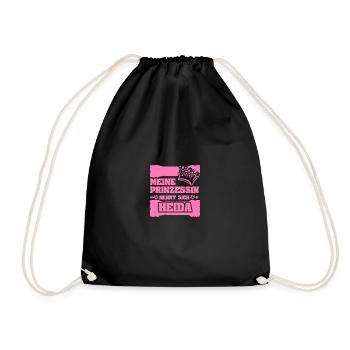 Maiden name Heida - Drawstring Bag - black - Front