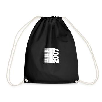 Leisure time 2007 - Drawstring Bag - black - Front