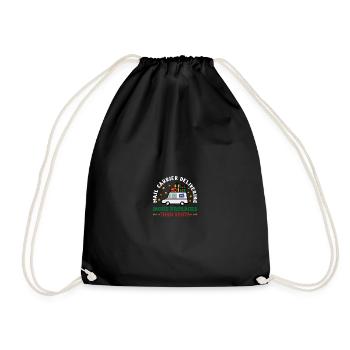 Postman Postman Postman Postman - Drawstring Bag - black - Front