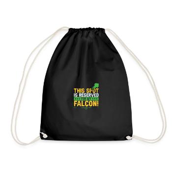 Dicton de la fauconnerie - Sac de sport léger - noir - Devant