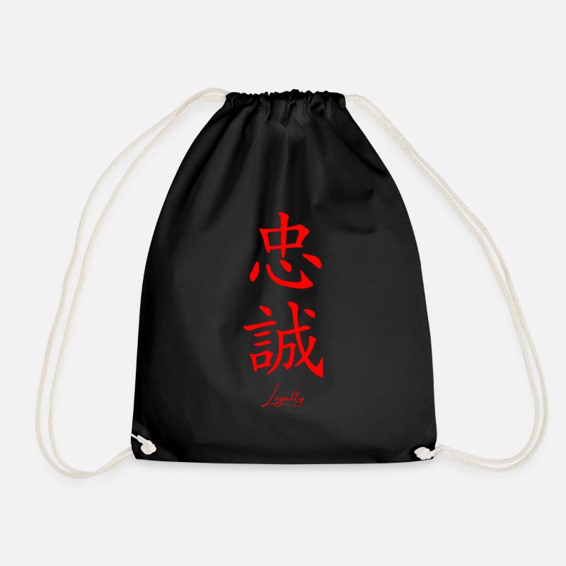 Japanisch - Turnbeutel - Schwarz