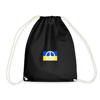 Ukraine Paix - Sac de sport léger - noir - Devant