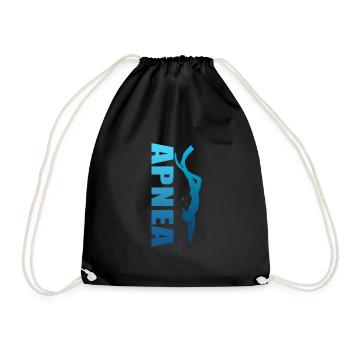 apnea apnéiste sport plongée plongeur - Sac de sport léger - noir - Devant