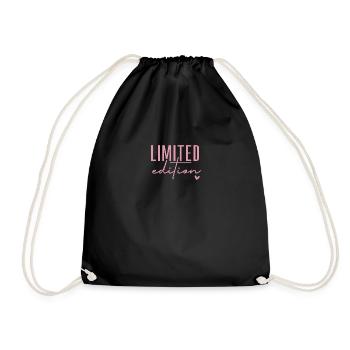 „Limited Edition“ - Turnbeutel - Schwarz - Vorne