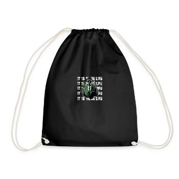 C’est votre style de vie Life Cannabis Business - Sac de sport léger - noir - Devant