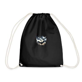 Bats - Sac de sport léger - noir - Devant