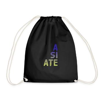 A SI ATE. Merveilleux NOUVEAU design par Maximum Design !! - Sac de sport léger - noir - Devant