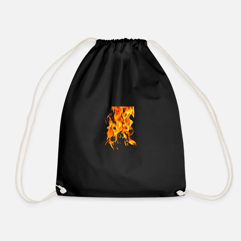 Feuer - Turnbeutel - Schwarz