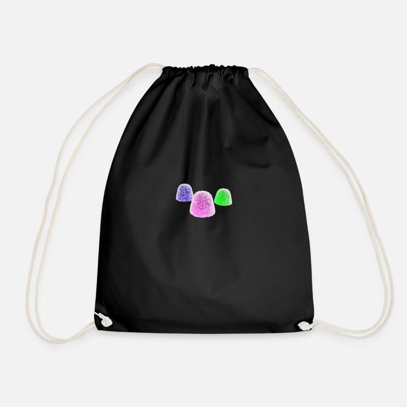 Jelly - Drawstring Bag - black