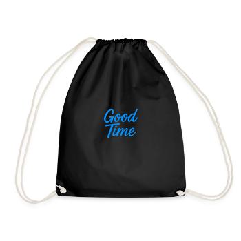 good time - Turnbeutel - Schwarz - Vorne