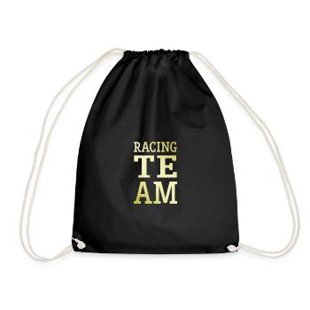 Racing Team - Drawstring Bag - black - Front