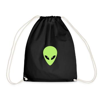 ALIEN - Turnbeutel - Schwarz - Vorne