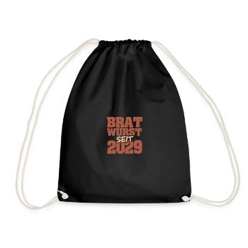 Bratwurst 2029 - Drawstring Bag - black - Front