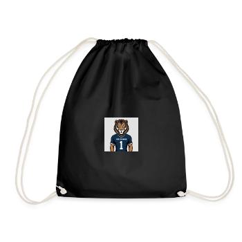 Imprimé du maillot mascotte du Tigre - Sac de sport léger - noir - Devant