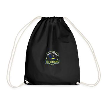 Curaçao - Petite île : grands rêves - Sac de sport léger - noir - Devant
