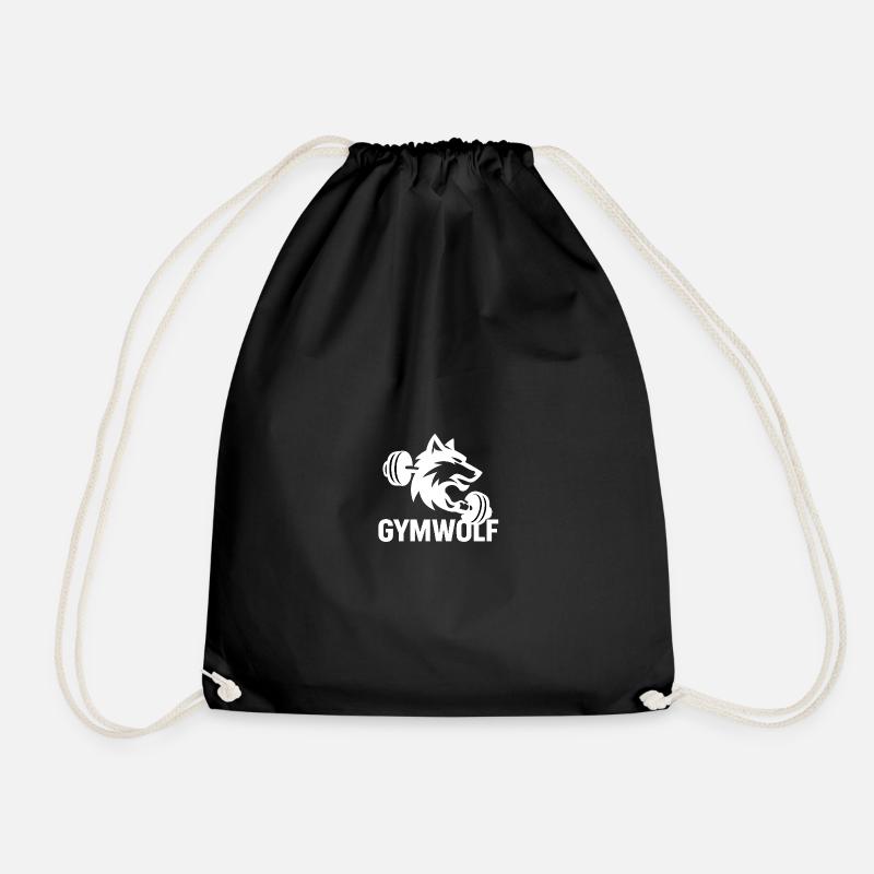 GymWolf - Turnbeutel - Schwarz