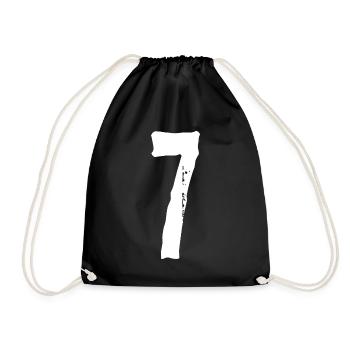 Numéro 7 ! - Sac de sport léger - noir - Devant