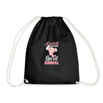 Axolotl - Sac de sport léger - noir - Devant
