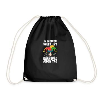 Carnival Costume Carnival - Drawstring Bag - black - Front