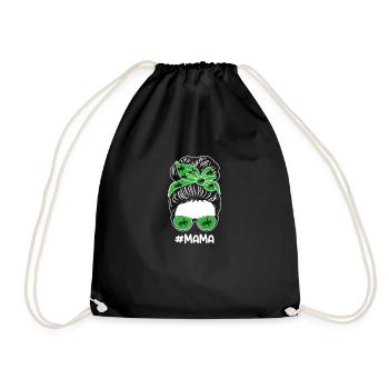 Monter à cheval maman maman - Sac de sport léger - noir - Devant