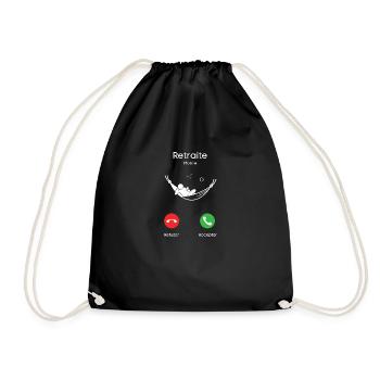 appel de la retraite - Sac de sport léger - noir - Devant