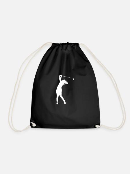 Golfeur golfeur golfeur balle de golf - Sac de sport léger - noir