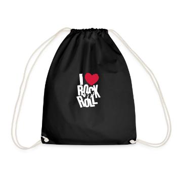 i love rock n roll - Sac de sport léger - noir - Devant
