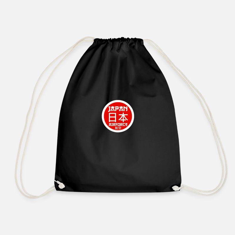 Japan Airforce - Turnbeutel - Schwarz