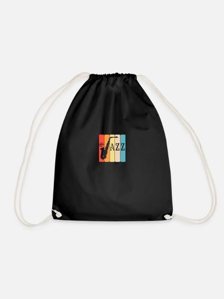 Jazz - Drawstring Bag - black
