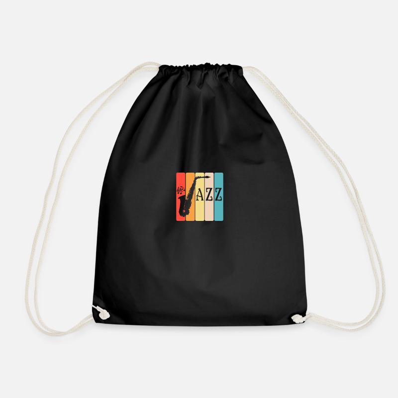 Jazz - Drawstring Bag - black