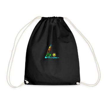planche à voile - Sac de sport léger - noir - Devant