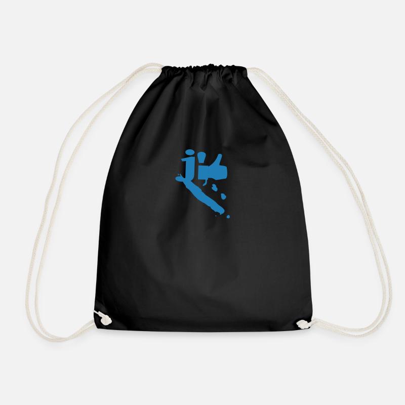 create your own NEW CALEDONIA stuff - Drawstring Bag - black