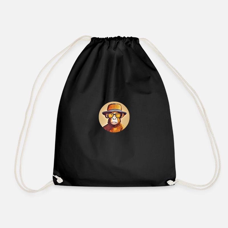 Monkey Business - Turnbeutel - Schwarz