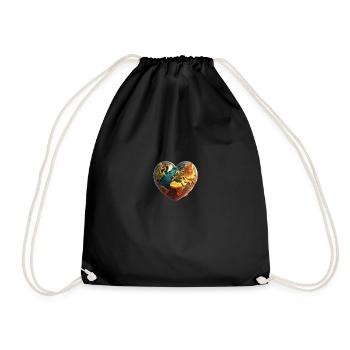 Ma maison, la terre - Sac de sport léger - noir - Devant