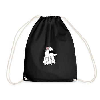 Happy Halloween Geister Liebe - Turnbeutel - Schwarz - Vorne