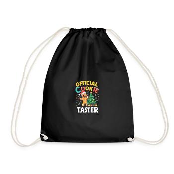 Official Cookie Taster - Turnbeutel - Schwarz - Vorne