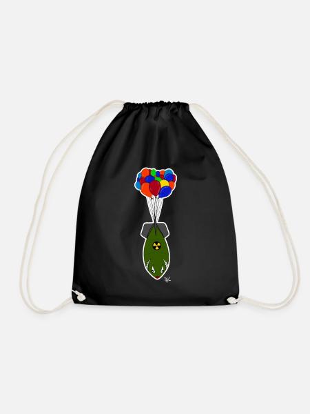 Ballonbombe - Turnbeutel - Schwarz