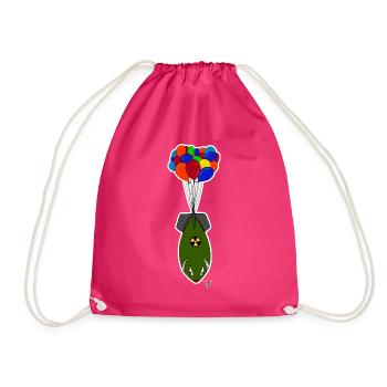 Bombe ballon - Sac de sport léger - fuchsia - Devant