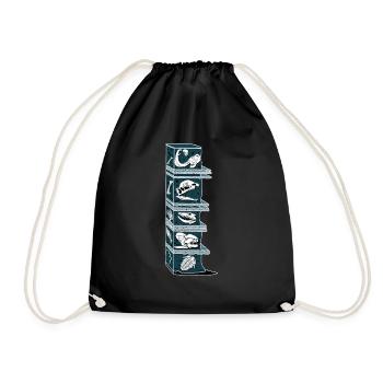 History of the Earth Geology Paleontology 1 - Drawstring Bag - black - Front