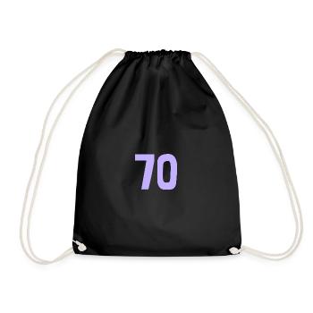 HAPPY BIRTHDAY. HAPPY BIRTHDAY. ANNIVERSARY. - Drawstring Bag - black - Front
