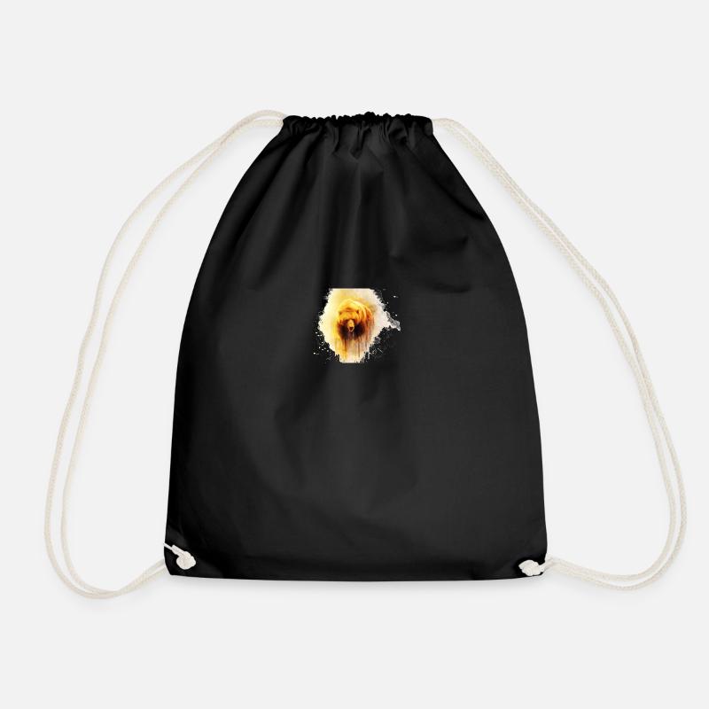 Bear bear BEAR bear T-shirt - Drawstring Bag - black